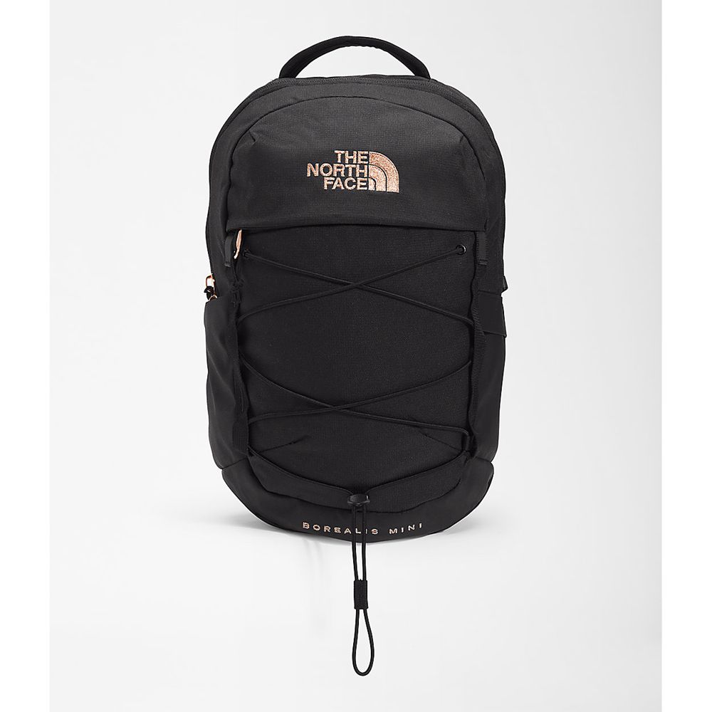 The North Face Backpacks Boys Australia - The North Face Borealis Mini Black / Coral Metallic (TSX-8